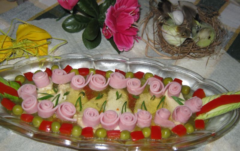 Galareta z piersią kurczaka