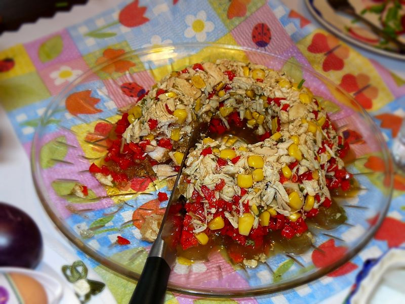 Galaretka "Babka Drobiowa z warzywami" Galaretka "Babka Drobiowa z warzywami"