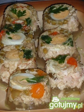 Galaretka mięsna z jajkiem