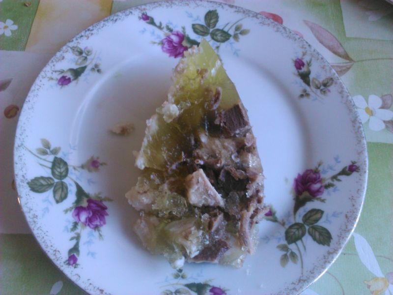 Galaretka na golonce 