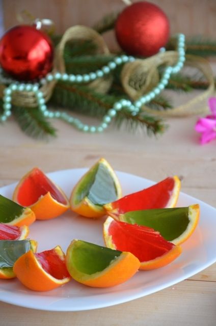 Galaretka w pomarańczy