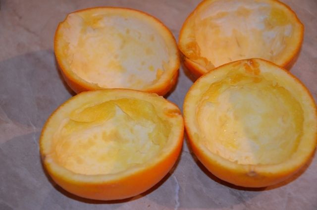 Galaretka w pomarańczy