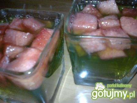 Galaretka z arbuzem. Galaretka z arbuzem.