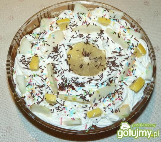 Galaretka z bitą śmietana Galaretka z bitą śmietana