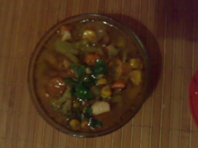 Galaretka z indyka i brokuła.