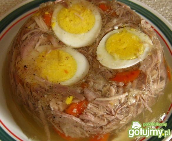 Galaretka z kurczaka z paprykową nutką Galaretka z kurczaka z paprykową nutką