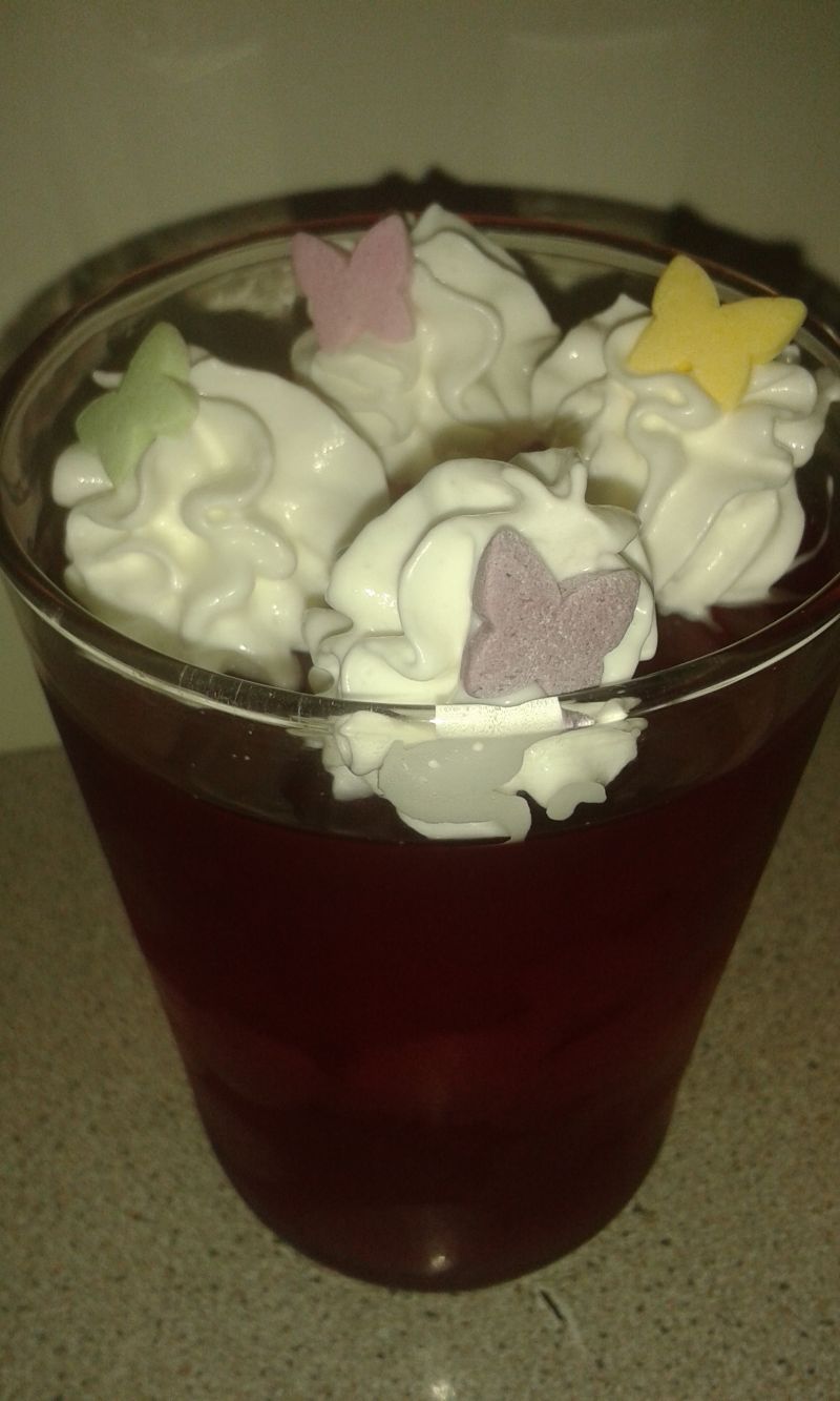 Galaretka z motylkami