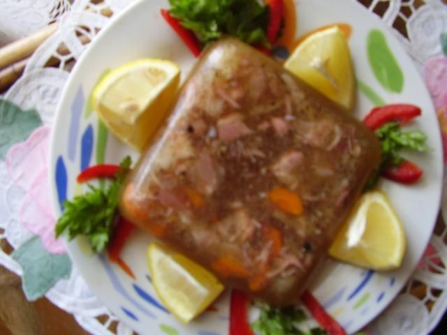 Galaretka z nóżek wieprzowych Galaretka z nóżek wieprzowych