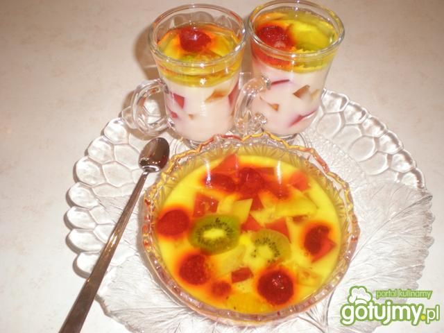 Galaretka z owocami