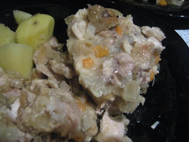 galaretka z pieczonych skrzydełek indyka