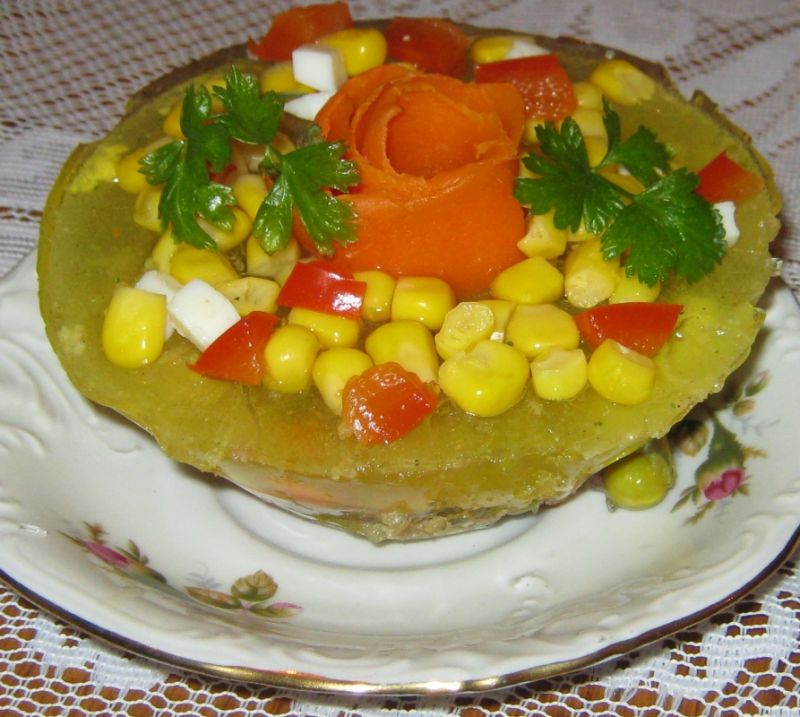 Galaretka z warzywami
