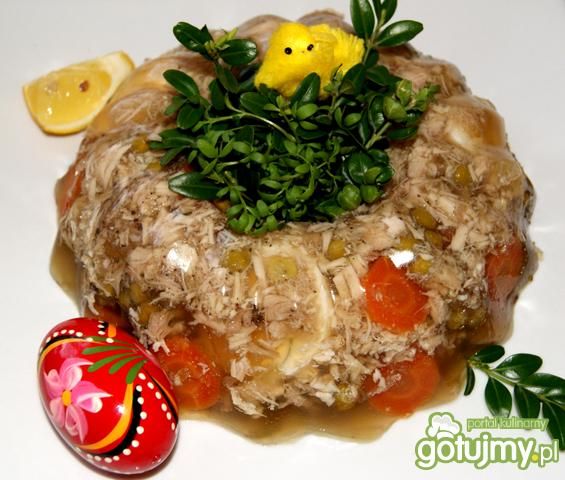 Galaretki drobiowe Wielkanocne  Galaretki drobiowe Wielkanocne