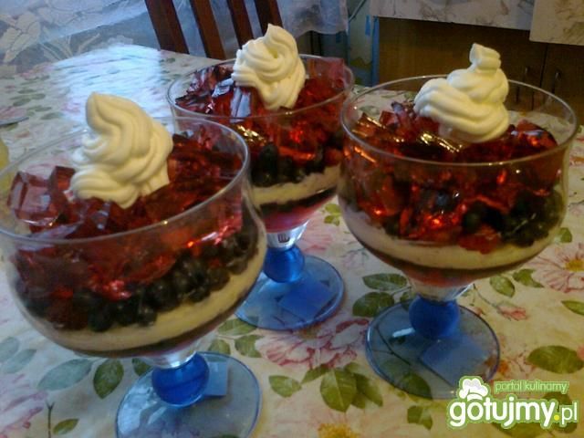 Galaretkowo-owocowe deserki Galaretkowo-owocowe deserki