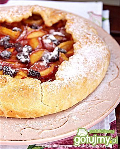 Galette z brzoskwiniami Galette z brzoskwiniami
