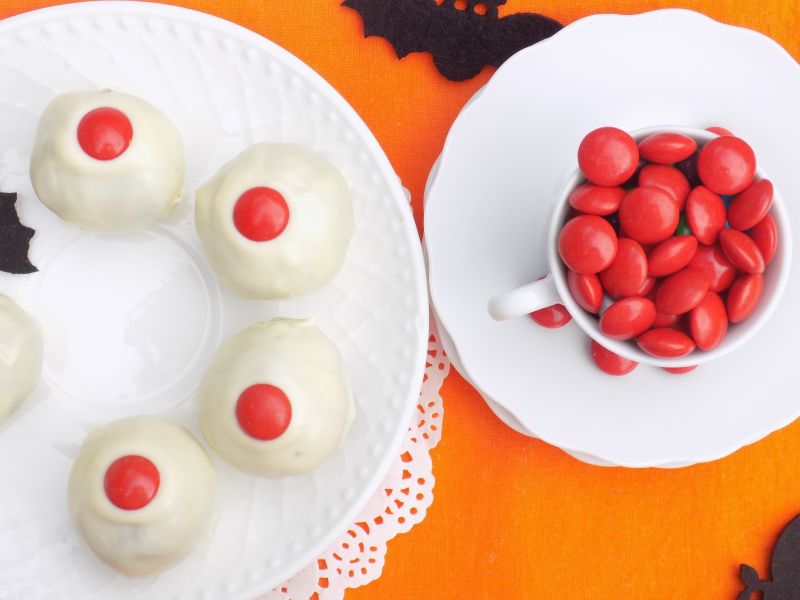 Gałki oczne na halloween Gałki oczne na halloween