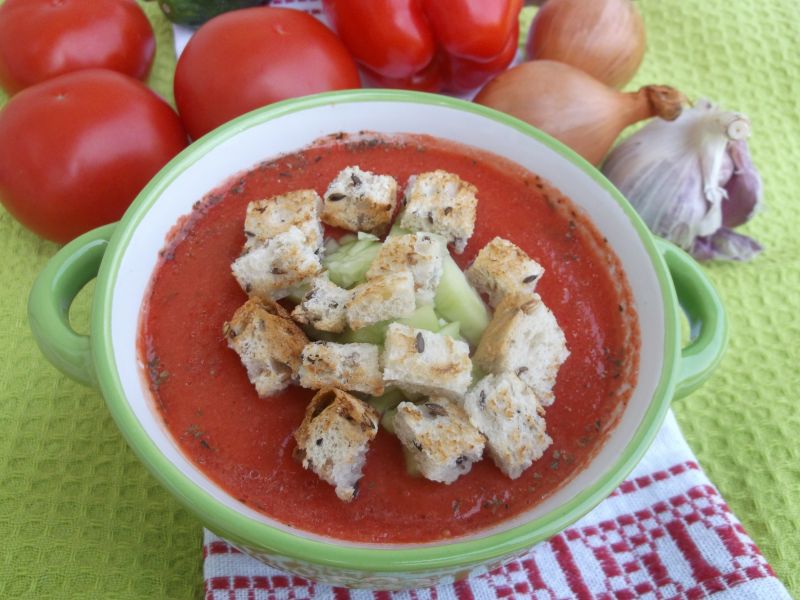 Gazpacho-hiszpański chłodnik