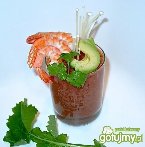 Gazpacho pomidorowe walentynkowe Gazpacho pomidorowe walentynkowe