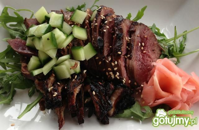 Gęsina z marynowanym imbirem Gęsina z marynowanym imbirem