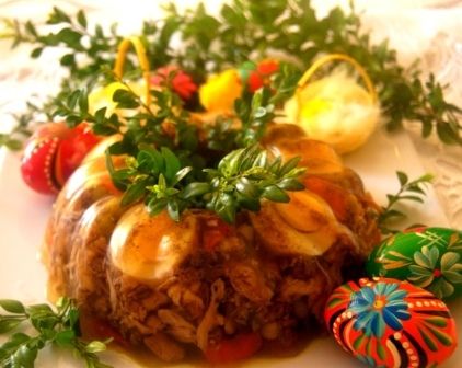 Gęsio-kurczakowa galaretka