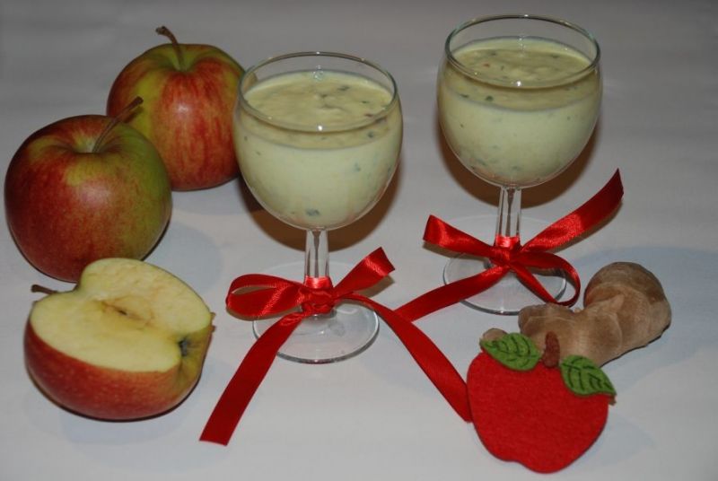 Gęsty koktajl warzywno - owocowy