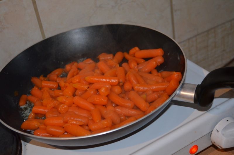 Glazurowane marchewki