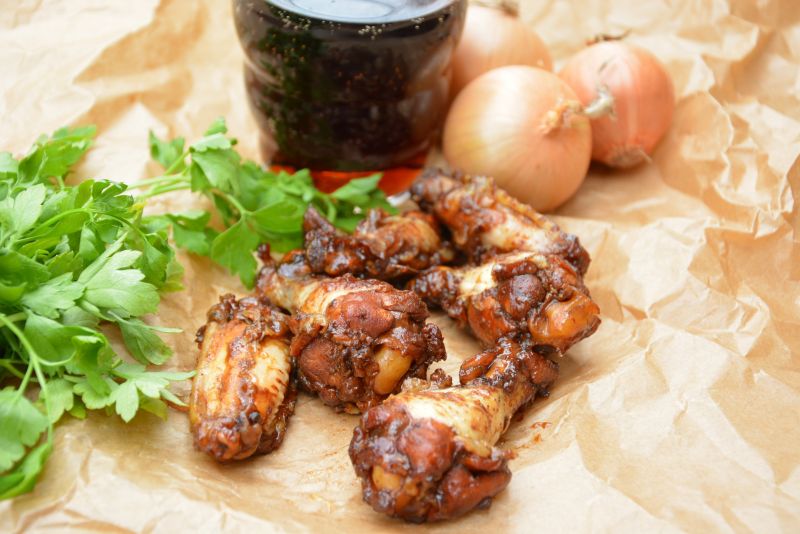 Glazurowane skrzydełka  Glazurowane skrzydełka