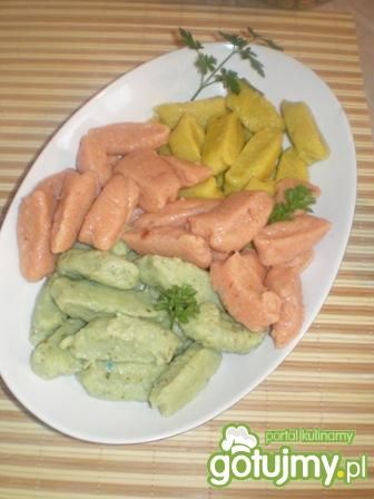 Gnocchi w trzech kolorach