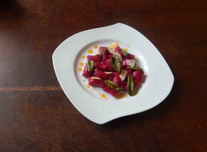 Gnocchi z buraczkami