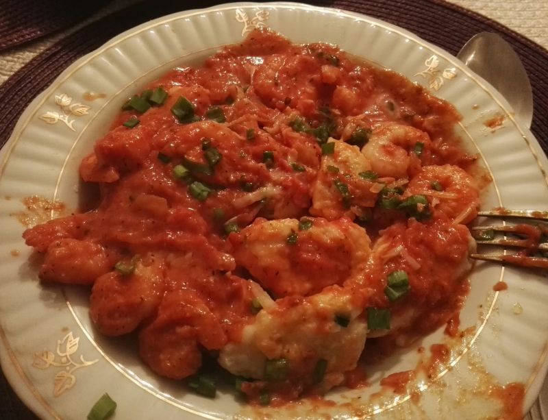 Gnocchi z krewetkami Gnocchi z krewetkami