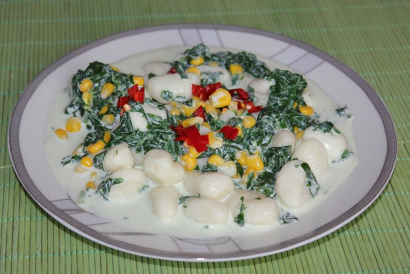 Gnocchi ze szpinakiem  Gnocchi ze szpinakiem