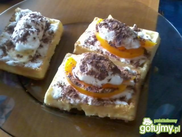 Gofry belgijskie z pianką