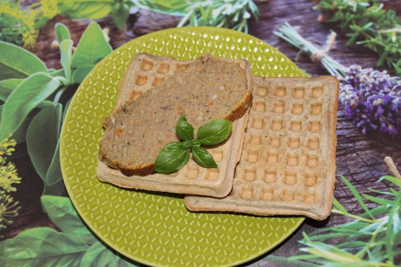 Gofry białkowo gryczane