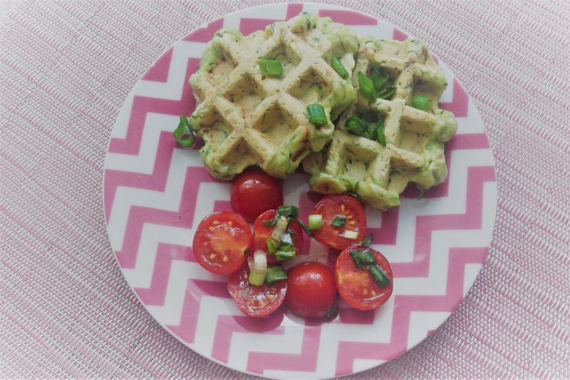 Gofry cukiniowe (wytrawne) Gofry cukiniowe (wytrawne)