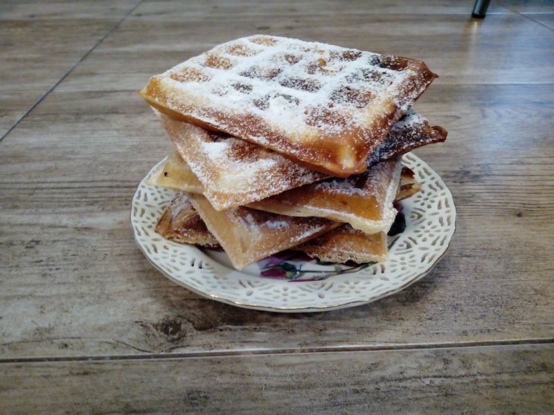 Gofry drożdzowe Gofry drożdzowe