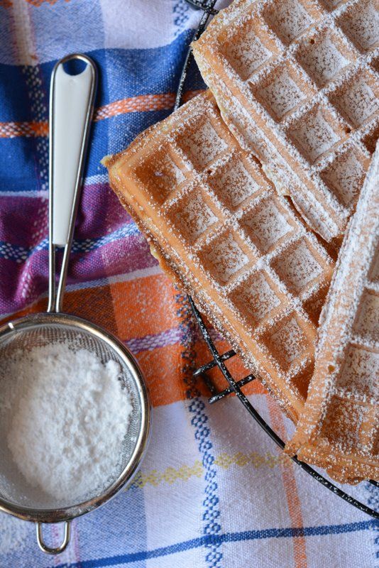 Gofry, lekkie i chrupiące