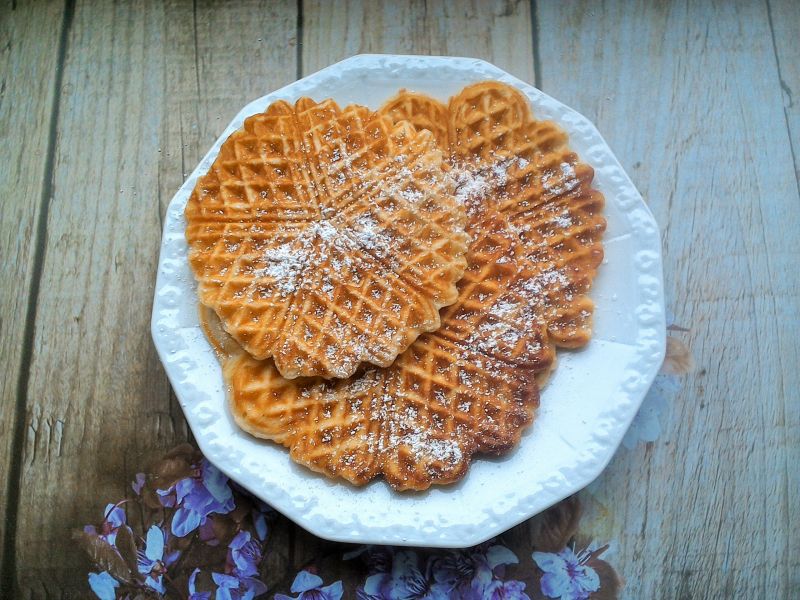 Gofry na serku twarogowym