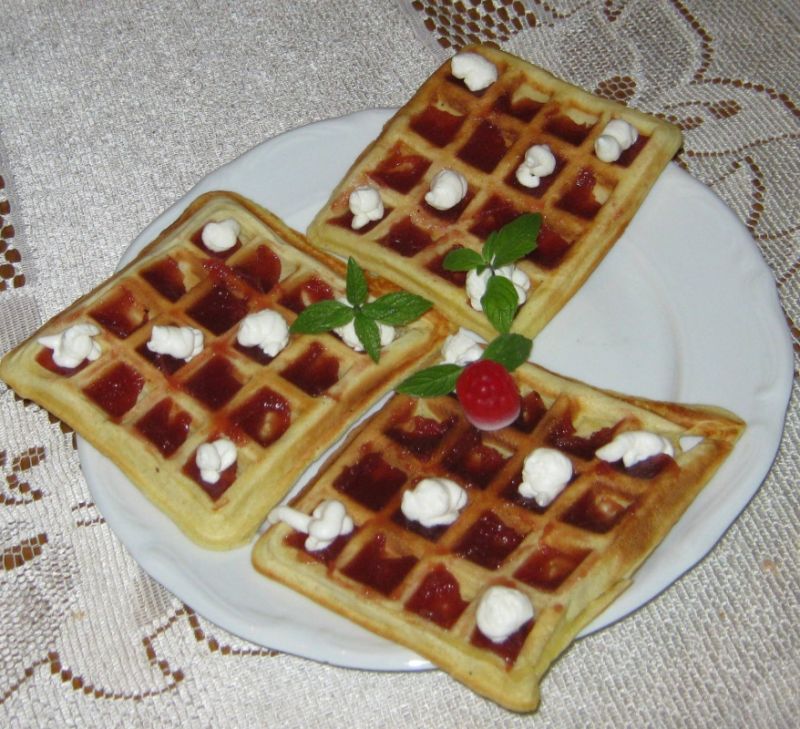 Gofry na słodko  Gofry na słodko