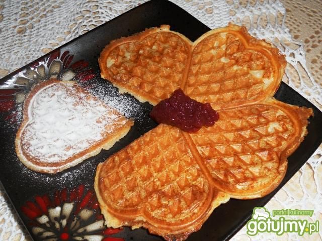 Gofry na zakwasie Gofry na zakwasie