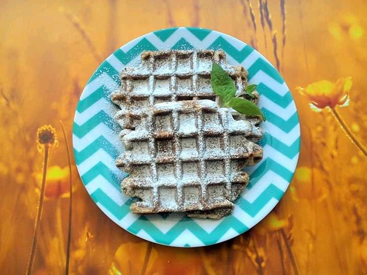 Gofry orkiszowo  - jogurtowe Gofry orkiszowo  - jogurtowe