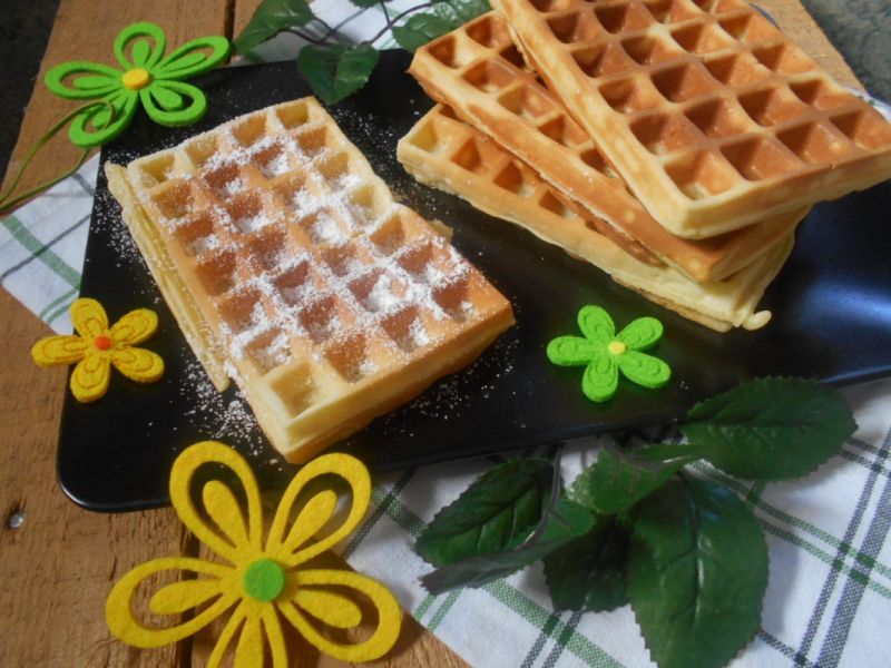 Gofry - przepis podstawowy Gofry - przepis podstawowy