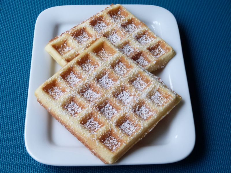 Gofry z cytrynową nutką Gofry z cytrynową nutką