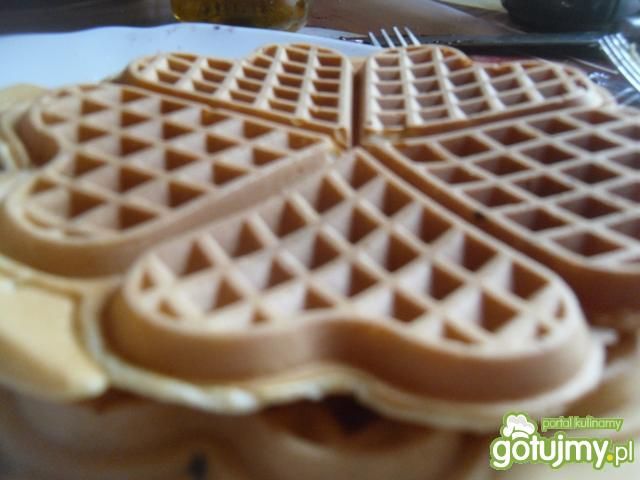 Gofry z dżemem  Gofry z dżemem