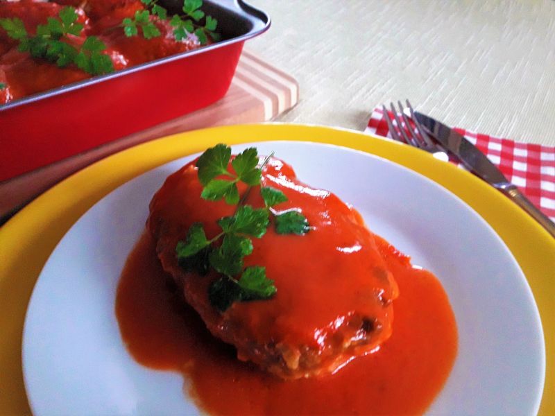 Gołąbki bez zawijania z kapustą pekińską