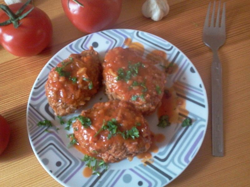 Gołąbki bez zawijania z kaszą .