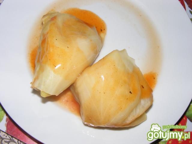 Gołąbki drobiowe z pieczarkami Gołąbki drobiowe z pieczarkami