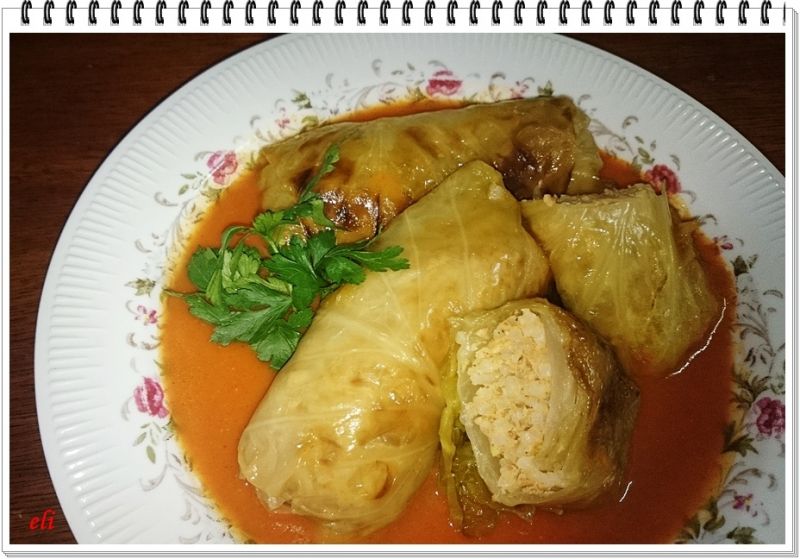 Gołąbki Eli w kiszonej kapuście