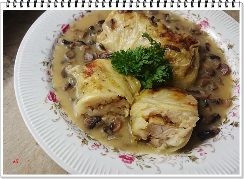 Gołąbki Eli z młodej kapusty