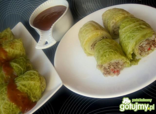 Gołąbki gotowane na parze﻿