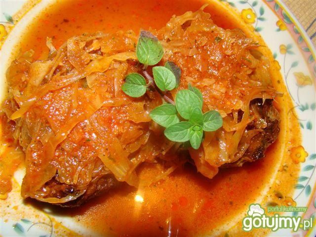 Gołąbki leniwe w kiszonej kapuście