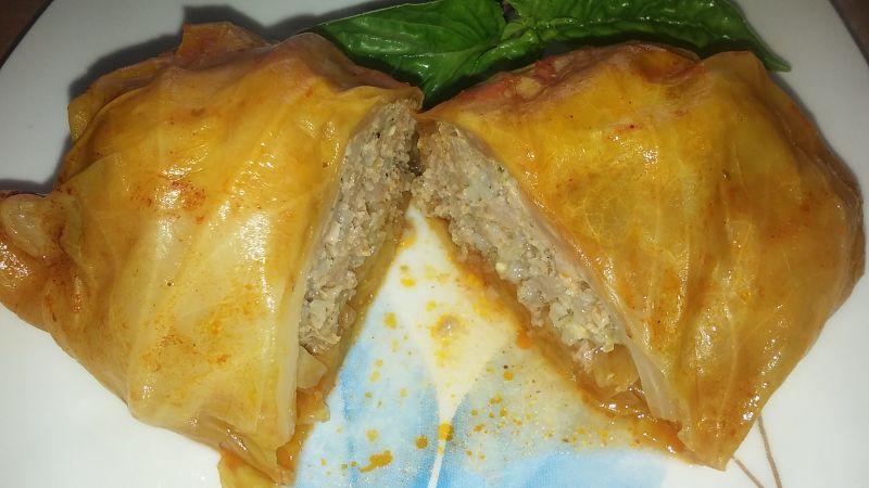 Gołąbki mięsne z kaszą Gołąbki mięsne z kaszą